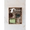 Storied Home Candle Garden Kit with Bottle Brush Tree, Tealight, Pinecone and Wood Figures, Boxed Set of 6 - 2 of 3