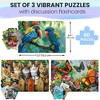 QUOKKA 60 Pieces Dementia Puzzles for Elderly - 3SET Large Piece Puzzles for Seniors - 9 Memory Flashcards with Facts - 2 of 4