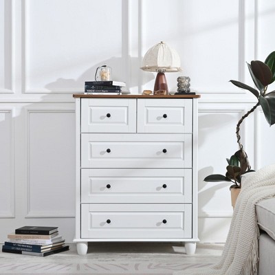 NicBex Drawers Dresser for Bedroom,Tall Wood Dresser,Dressers for Kids Room,Living Room,Entry and Hallway