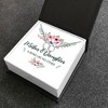 Daughter Greeting Card Sterling Silver Hearts Necklace for Women Ginger Lyne Collection - 2 of 4
