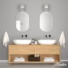 Hunter Fans 12.5" Lochemeade Wall Lights Brushed Nickel Finish - 2 of 2