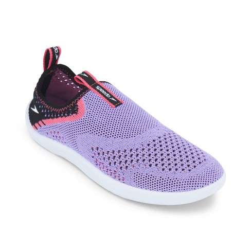 Speedo Junior Girls Surf Strider Water Shoes Lavender pink 2 3