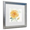Trademark Fine Art Sheila Golden The Yellow Rose Matted Framed Art - 3 of 4