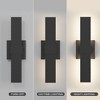 LamQee Long Outdoor Wall Lights Modern Exterior Lighting Fixtures for House LED Linear Outdoor Wall Sconce Outside Wall Mount Lighting - 4 of 4