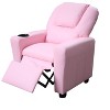 Yinvani PU Leather Kids Recliner Chair with Cupholder - 2 of 4