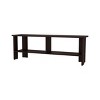 INFURNIC TV Stands and Consoles Stained Walnut TV Stand with Open Shelves for Storage and Display, Brown, 47.3"*12.2"*16.6" - 2 of 4