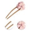 Unique Bargains Women's Begonia Flower U-Shaped Hair Pins 5.12"x1.97" 1 Pc - 3 of 3