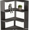 Gulches 6-Tier Corner Bookshelf, 64.96" Unit with Anti-Drop Panel for Kids¡¯ Room - 3 of 4