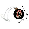 Omaha Primary Logo Mini Small Tiny Wood Christmas Tree Holiday Ornament - 4 of 4