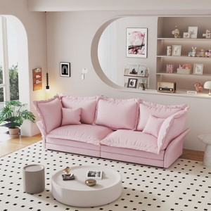 NicBex Couches for Living Room Cloud Couch Convertible Deep Seat Couches Modern Comfy Upholstered Sofa with Multiple Large Soft Pillows - 1 of 4