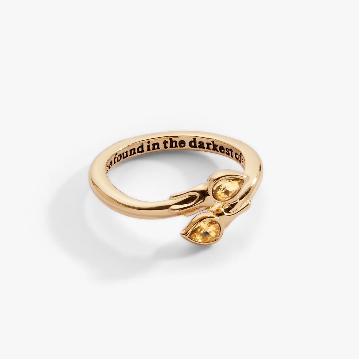 Alex and Ani Harry Potter™ Great Hall Candle Wrap Ring - thumbnail 3