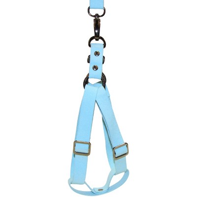 Gooby Luxury Dog Harness, One Size, Aqua
