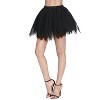 Joyfy Women Petticoat Skirt Tutu Skirts Tulle Tutu Skirts Elastic Underskirt Halloween Costume - 2 of 4