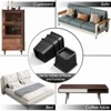 Aoibox Heavy Duty 3 Inch Bed Risers Set of 4 Square Furniture Lifts for Couch Chair Desk Sofa Bunk Bedpost Storage - 2 of 4