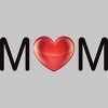 Men's Design By Humans Mom Heart Love By AmberDawn888 T-Shirt - 2 of 2