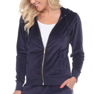 Women's Velour Jacket -White Mark - 1 of 3