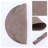 REGALWOVEN Rattan Round Indoor Outdoor Durable Placemats 15 x 15 Inch 6 Pcs - 2 of 4
