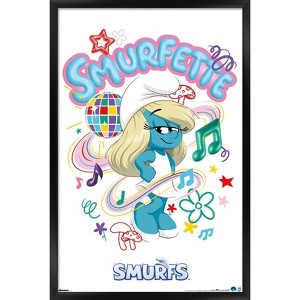 Trends International Smurfs (2025) - Smurfette Framed Wall Poster Prints - 1 of 4