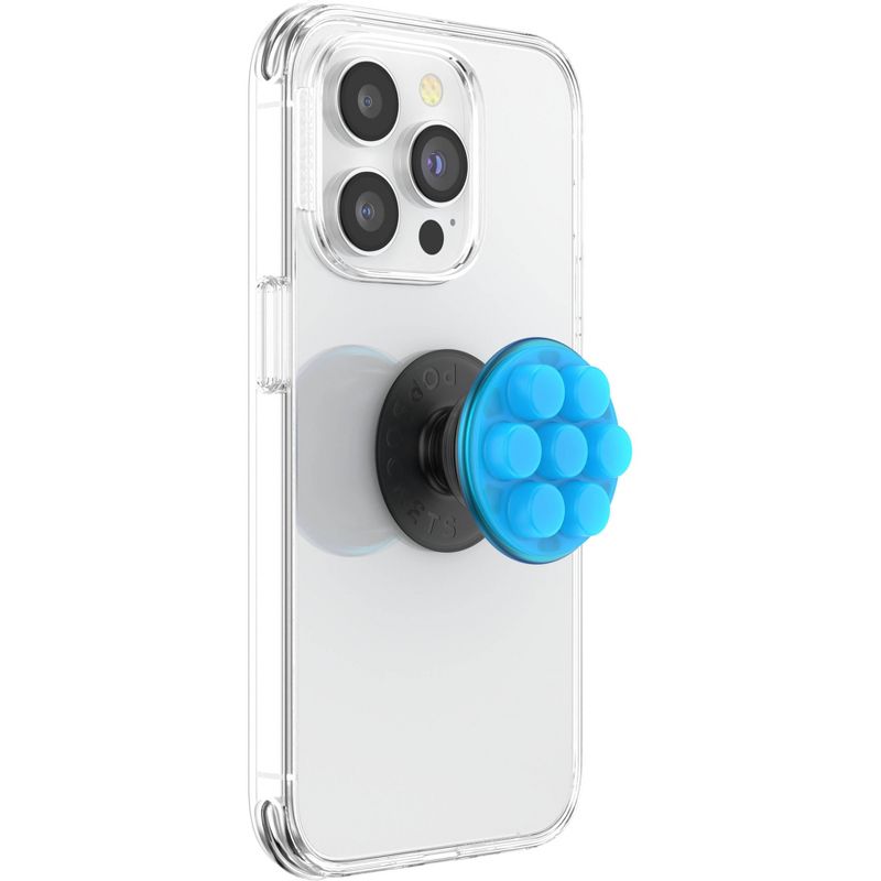 PopSockets PopGrip Cell Phone Grip &#38; Stand - Bon Bon Electric Blue Popper, 5 of 7
