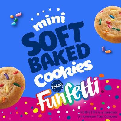 Pillsbury Funfetti Mini Soft Baked Cookies - 10oz