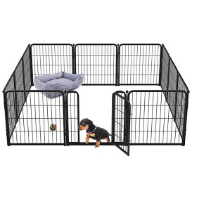 FXW Homeplus Indoor Dog Playpen - Stress-Free and Safe Play,Panels for Puppy and Small Dogs, Black│Patented - 1 of 4