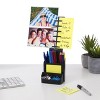 Desktop Organizer and Caddy Black - Note Tower: Office Supplies Desk Organization & Storage, ABS Material, 13.1" Height - 4 of 4