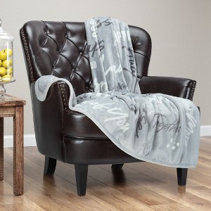 Chanasya Love You Gift Throw Blanket Plush Fleece - 1 of 4
