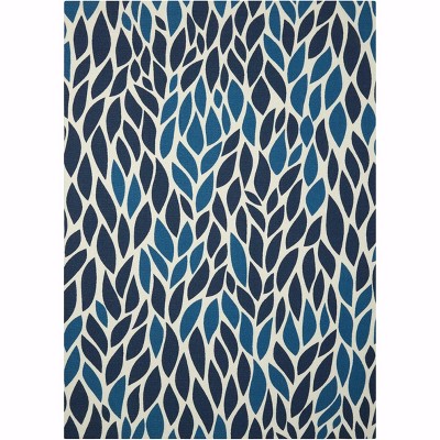 Nourison Home & Garden Blue Indoor/Outdoor Area Rug