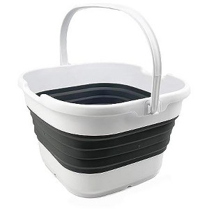 SAMMART 9.5L (2.5 Gallon) Collapsible Rectangular Handy Basket/Bucket - 1 of 4