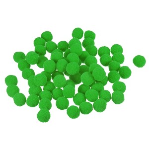 Unique Bargains Home Crafts Project DIY Polyester Felt Balls Beads 100 Pcs - 1 of 4