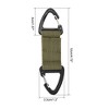 Unique Bargains Belt Keeper Key Clip Hanging Buckle Keychain with Double Side Triangle Clip for Outdoor Camping Hiking - 2 of 4