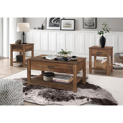 Home Design Mark 3 pieces Coffee Table Set
