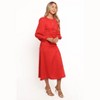 Petal and Pup Womens Laine Long Sleeve Midi Dress - 3 of 4