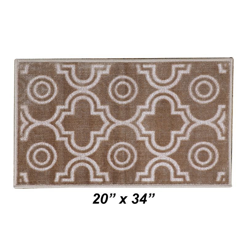 Arya Collection Rectangle 100% Polyester Accent Rug - Better Trends, 2 of 4