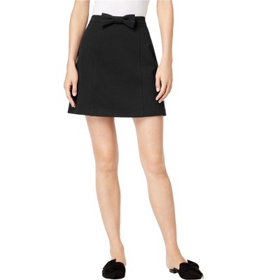 maison Jules Womens Bowtie Mini Skirt