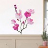 Slickblue Decorative Bright Flowers Wall Decals 13x23.5 inch – Easy Peel & Stick Vinyl for Smooth, White Walls - 3 of 3