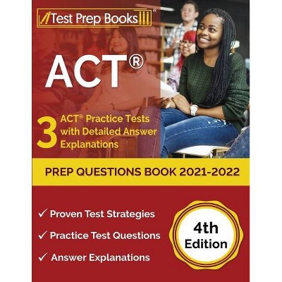 ACT Prep Questions Book 2021-2022 - by  Joshua Rueda (Paperback)