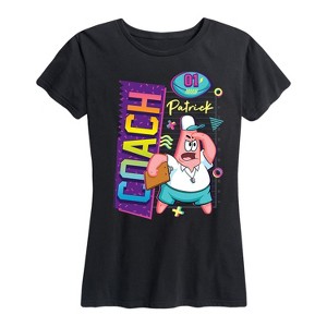 Women's - SpongeBob SquarePants - Coach Patrick Short Sleeve Graphic T-Shirt - 1 of 4