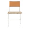 GlasFlength Accent Chairs Dining Chair Set of 2 Durable Strong Structure Comfortable Seat Ideal for Small Dining Table, White, 23.23"*22.64"*9.06" - 2 of 4