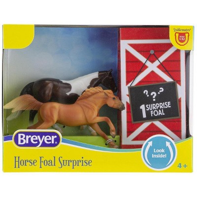 Breyer Animal Creations Breyer Horse Foal Surprise | Bay Paint & Chestnut Mustang