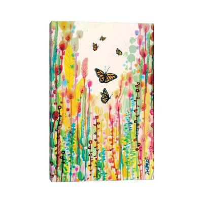 iCanvas Cette Cage N'etait Qu'un Cocon by Sylvie Demers Canvas Print Wall Art