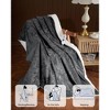 Heated Electric Throw Blanket, Velvet Soft Cozy Heating Blankets Throw with 4 Heat Levels & 4H Auto Off, Machine Washable, Over-Heat Protection - 3 of 4