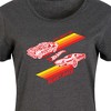 Women's - Hot Wheels - Valentine's You Make My Heart Race Graphic T-shirt Dress - 2 of 4