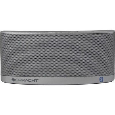 Spracht Blunote2.0 Portable Bluetooth Speaker System - 10 W RMS - Silver - Battery Rechargeable - USB