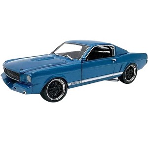1965 Shelby GT350R Pro Touring Blue Metallic Limited Edition to 372 pieces Worldwide 1/18 Diecast Model Car by ACME - 1 of 4