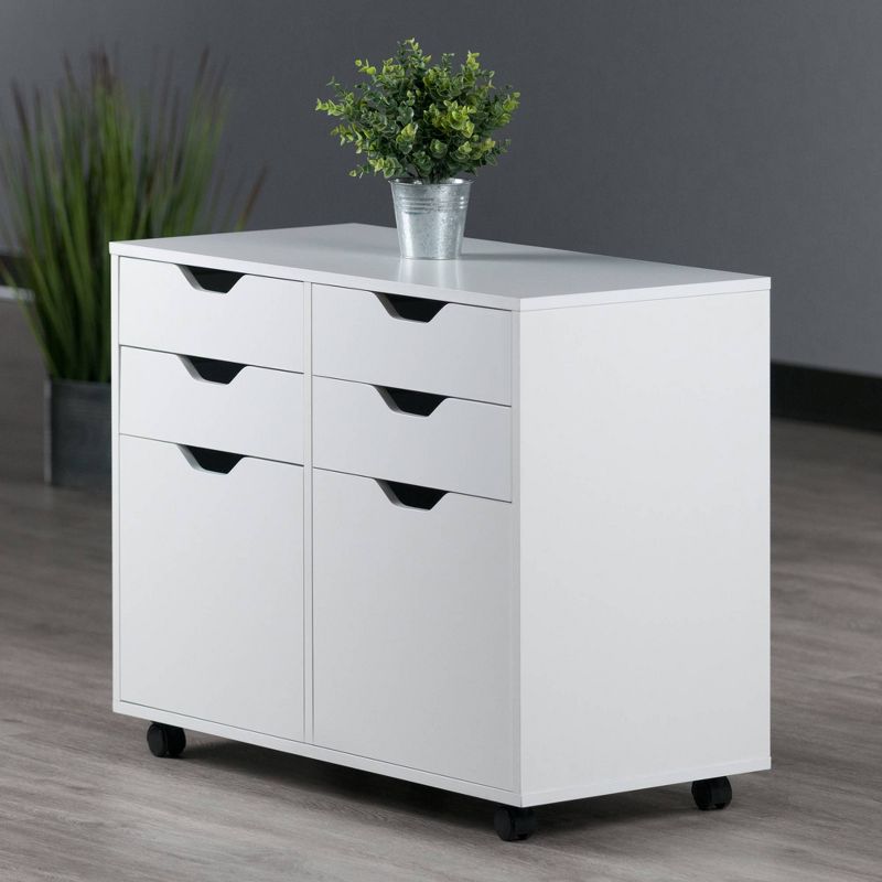 Halifax 2 Sections Mobile Storage Cabinet - Winsome, 6 of 8