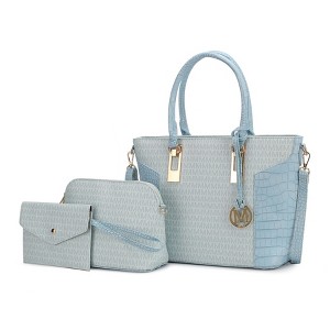 MKF Collection Shonda 3PC Tote with Cosmetic Pouch & Wristlet by Mia K - 1 of 4