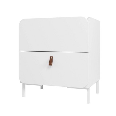 Manhattan Comfort Bogardus Mid - Century Modern 2 Drawer Nightstand