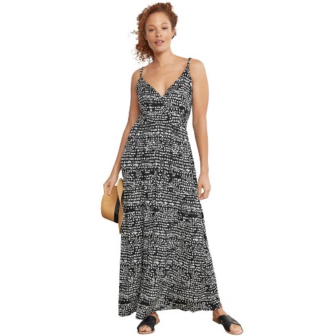 ellos Women's Plus Size Knit Surplice Maxi Dress - image 1 of 4