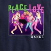 JoJo Siwa Peace Love Dance Graphic Long Sleeve Fleece Sweatshirt - Navy - 5T - 2 of 3